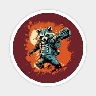 Rocket Raccoon Magnet